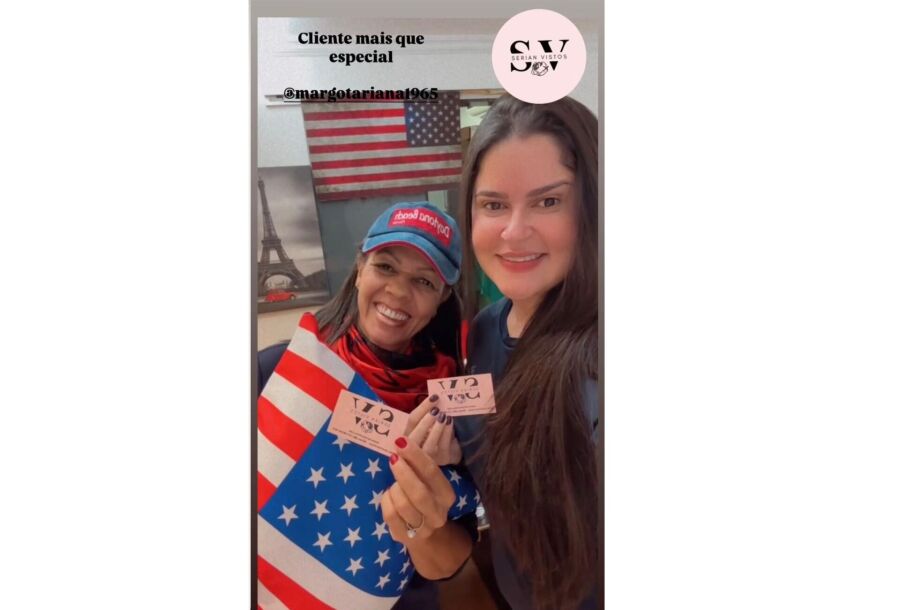 cliente da Serian Vistos tem visto ameriano aprovado